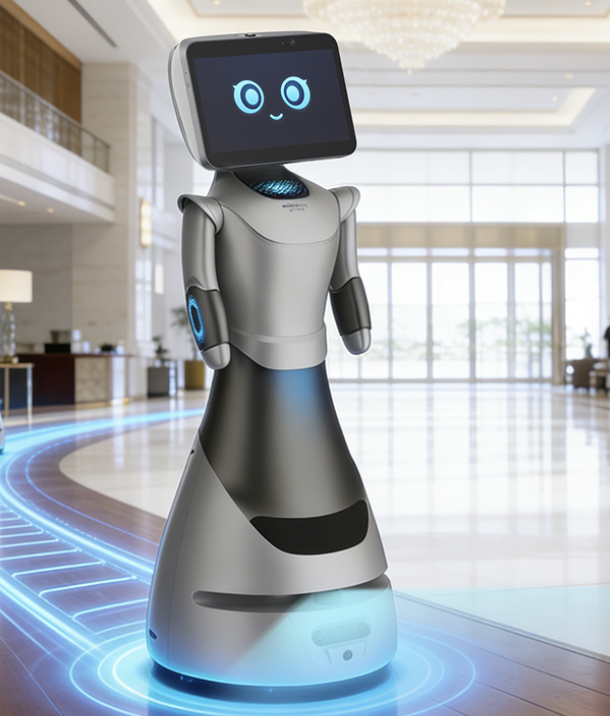 猎户星空豹小秘Pro AI Agent语音交互服务机器人